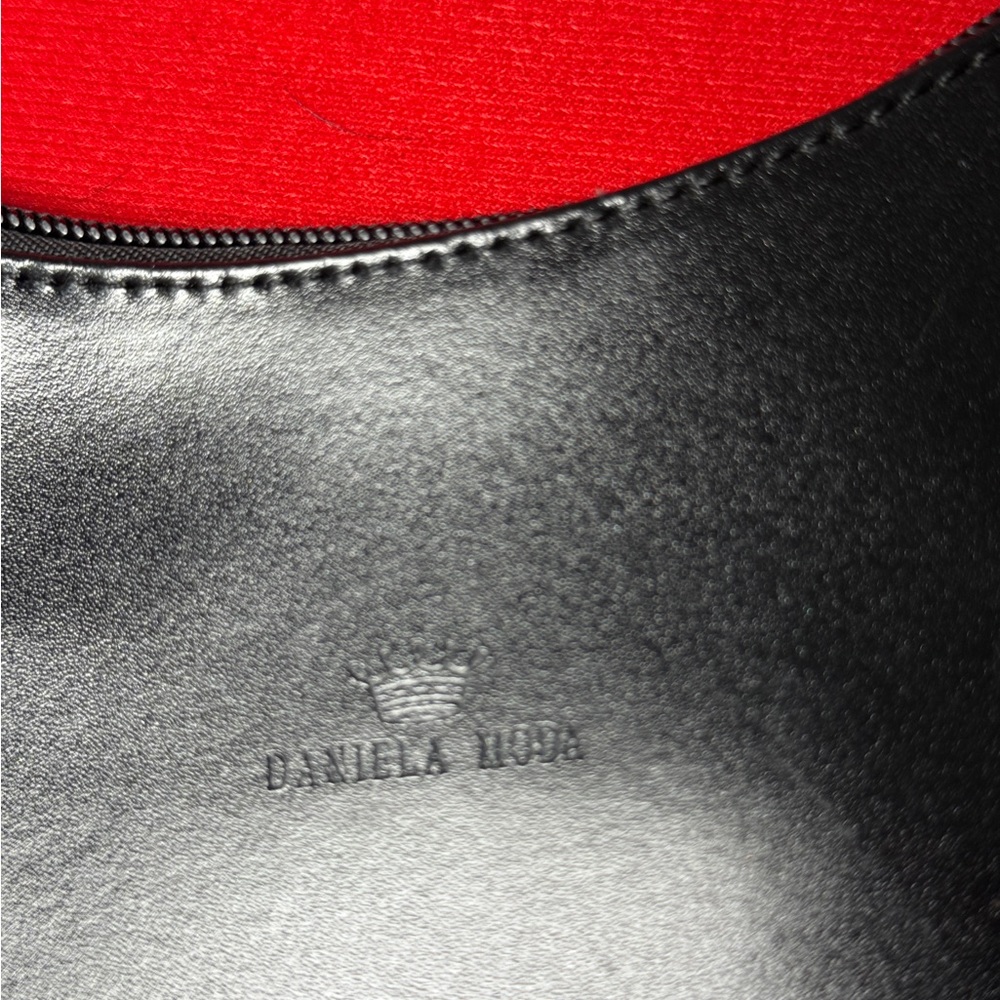 Vintage Daniela Moda Patchwork Leather Shoulder B… - image 3